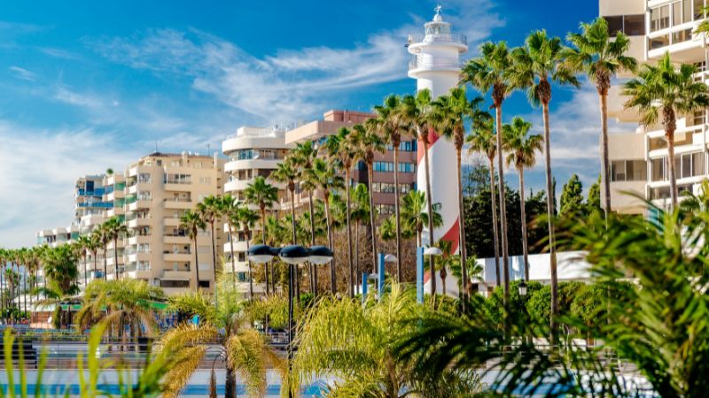 Playa en la Costa del Sol septiembre